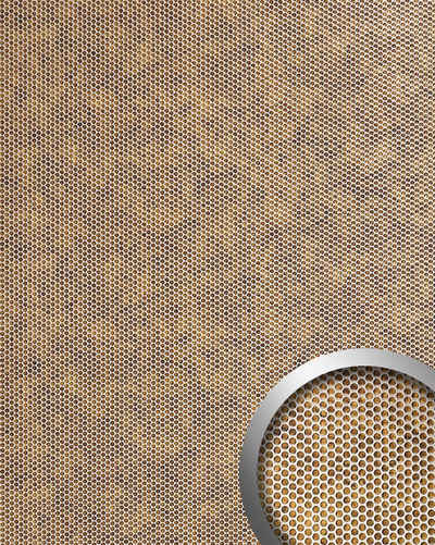 Wallface Wandpaneel 17243-SA, BxL: 100x260 cm, 2.6 qm, (Dekorpaneel, 1-tlg., Wandverkleidung in Metall-Optik Vintage Look) selbstklebend, Bronze, braun, silbergrau
