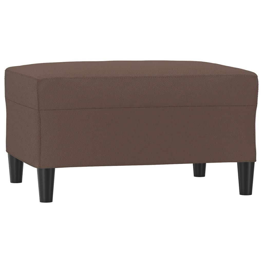 vidaXL Polsterhocker Fußhocker Braun 70x55x41 cm günstig online kaufen