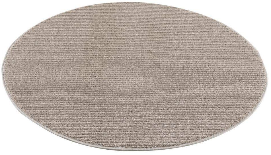 Carpet City Teppich Friseé-Teppich FANCY900, rund, Höhe: 12 mm, Kurzflor, E günstig online kaufen