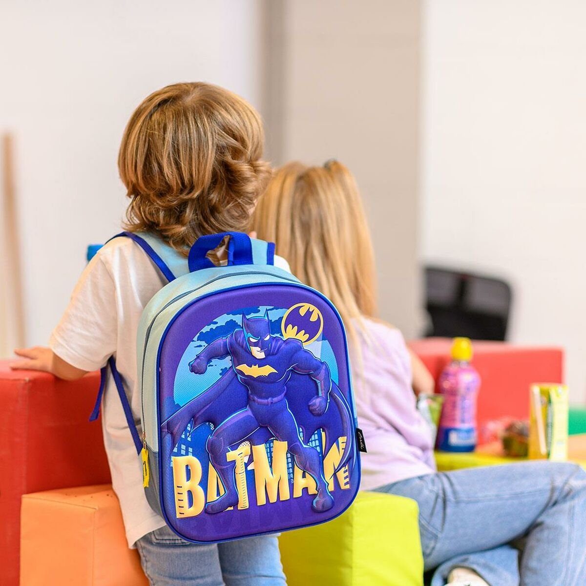 Batman Rucksack 3D Batman Blau Kinder-Rucksack