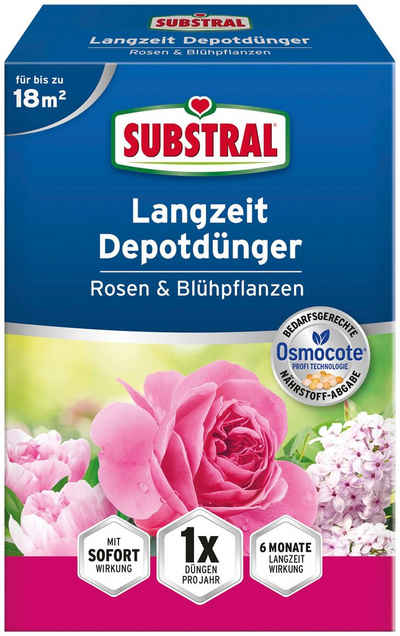 Substral Spezialdünger »Langzeit Depotdünger für Rosen & Blühpflanzen«, 750 g