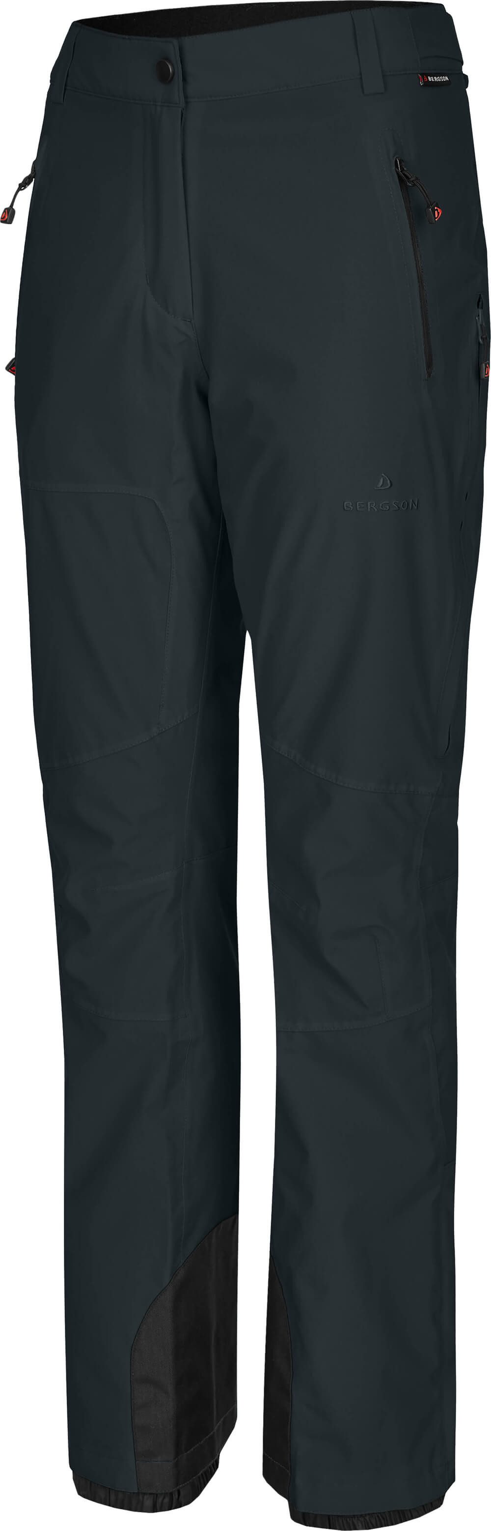 Bergson Skihose ICE light Slim Damen Skihose, unwattiert, 20000 mm Wassersäule, Normalgrößen, dunkel