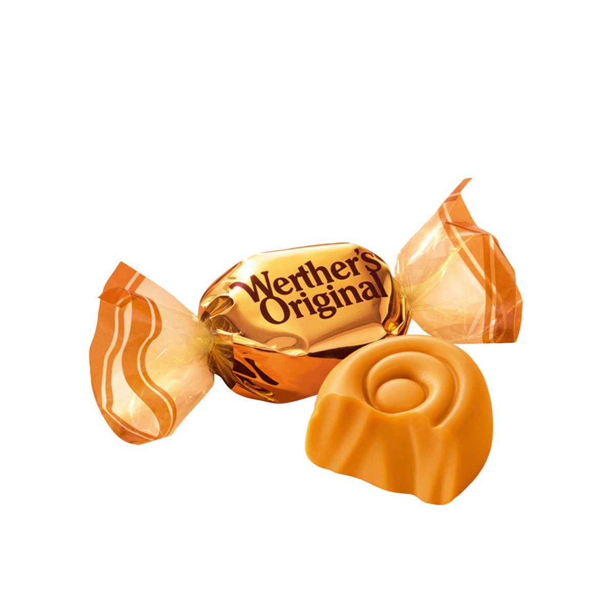Werther's Süßigkeit, Werthers Original Caramelts zart schmelzendes Karamell Konfekt 153g