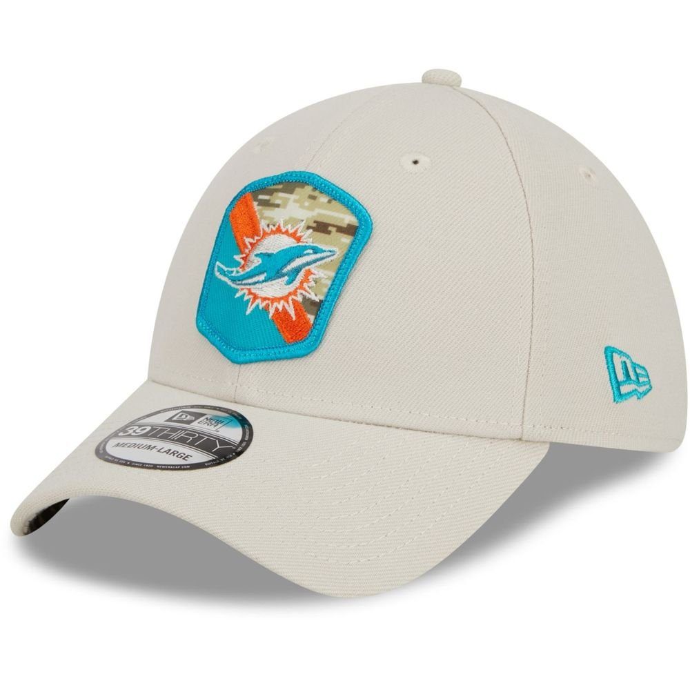 STS Baseball Cap DOLPHINS 2023 MIAMI Sideline Era New Fit NFL Cap Stretch 39THIRTY