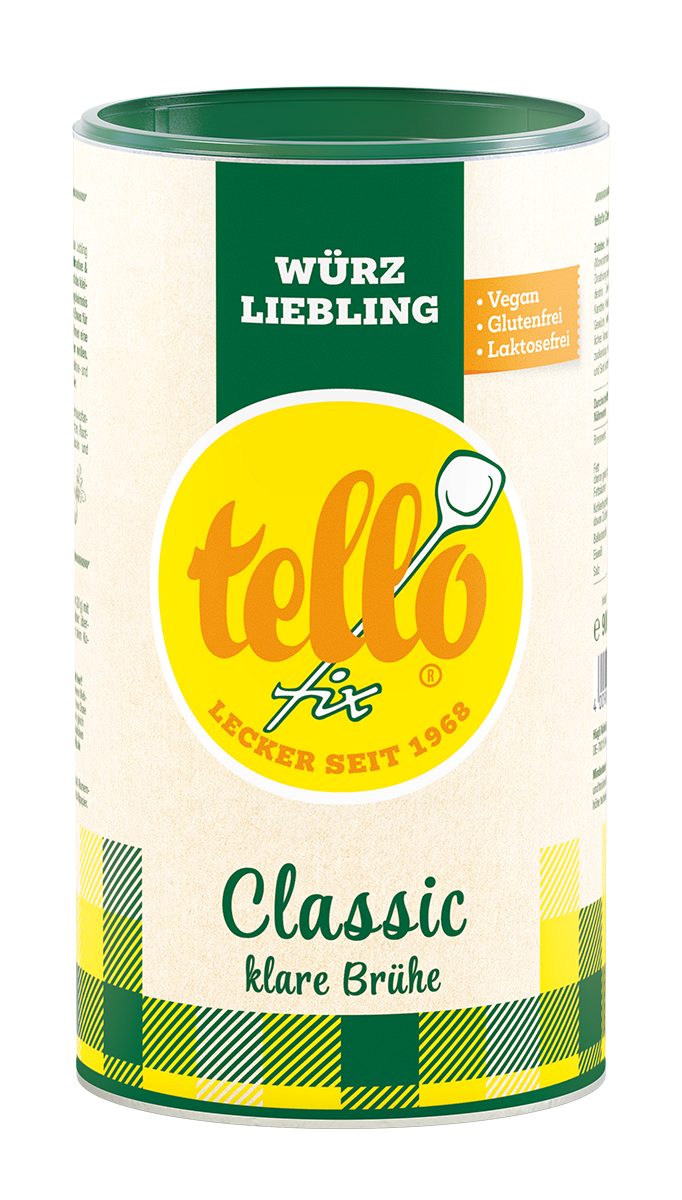 tellofix Gewürz tellofix 900 g Classic Klare Brühe Universalwürzmittel, 1 x 900 g