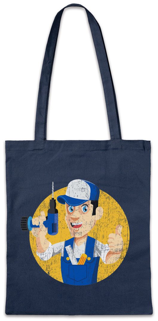 Beuteltasche Handyman I Stofftasche Handwerk Handwerker Heimwerker Hausmeister