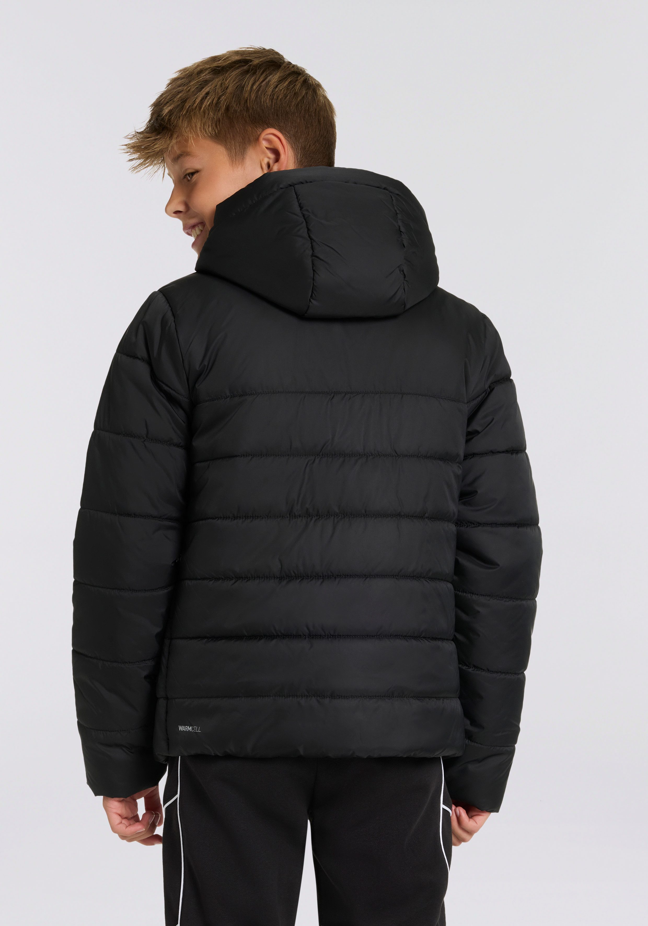 PUMA Winterjacke ESS HOODED PADDED JACKET mit Kapuze, entspannte Passform