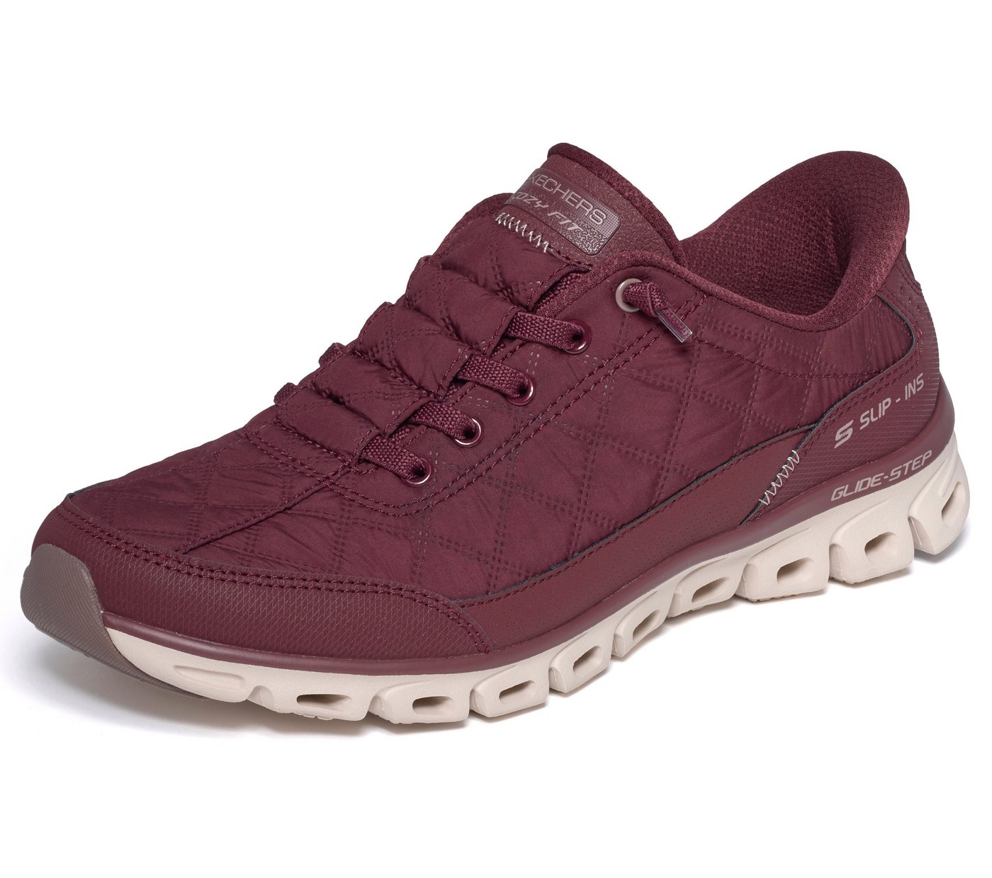Skechers GLIDE-STEP Slip-On Sneaker Freizeitschuh, Slipper mit No Tie Fit zum Schlupfen