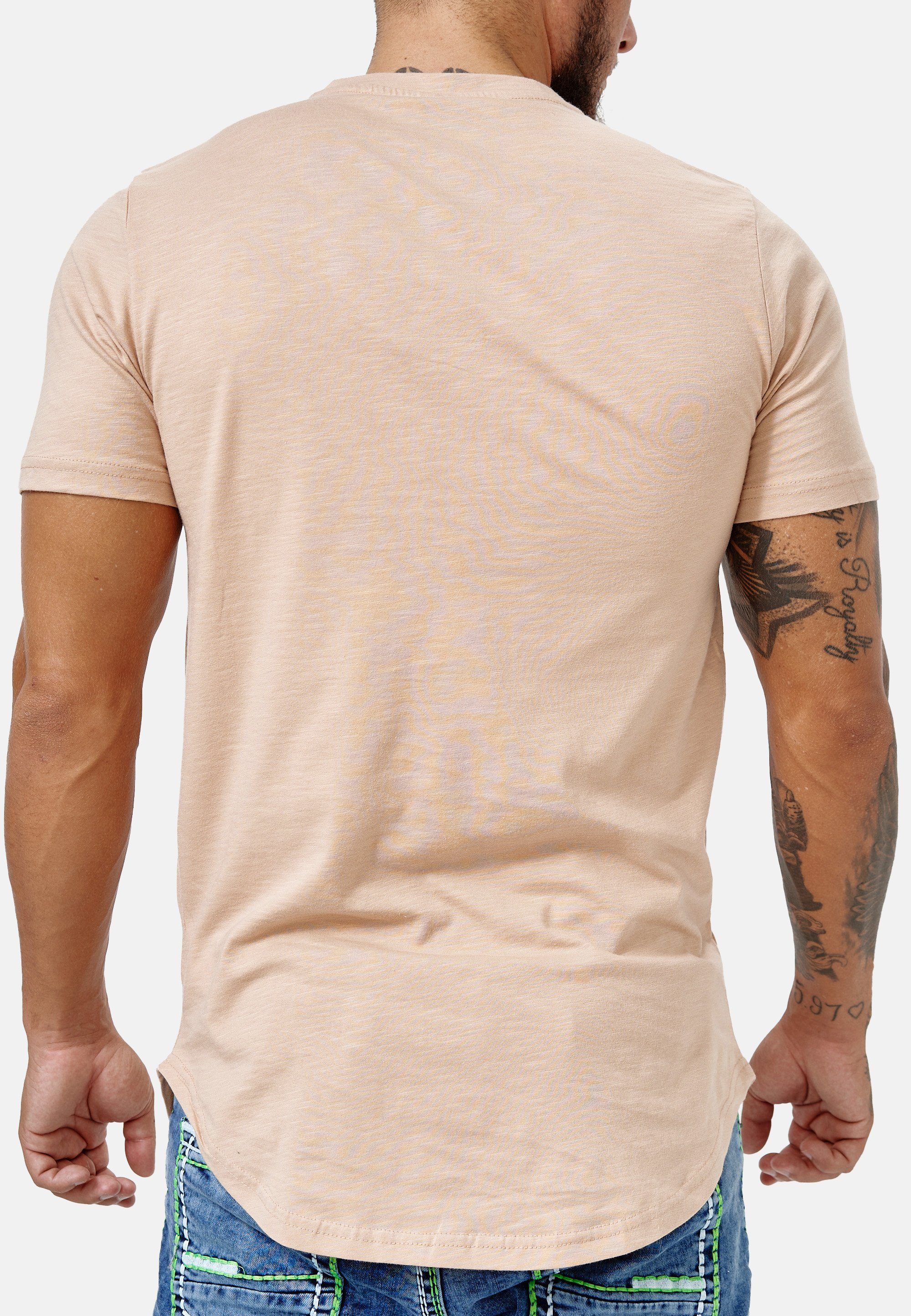 Code47 Beige Code47 T-Shirt (1-tlg) 3752 T-Shirt
