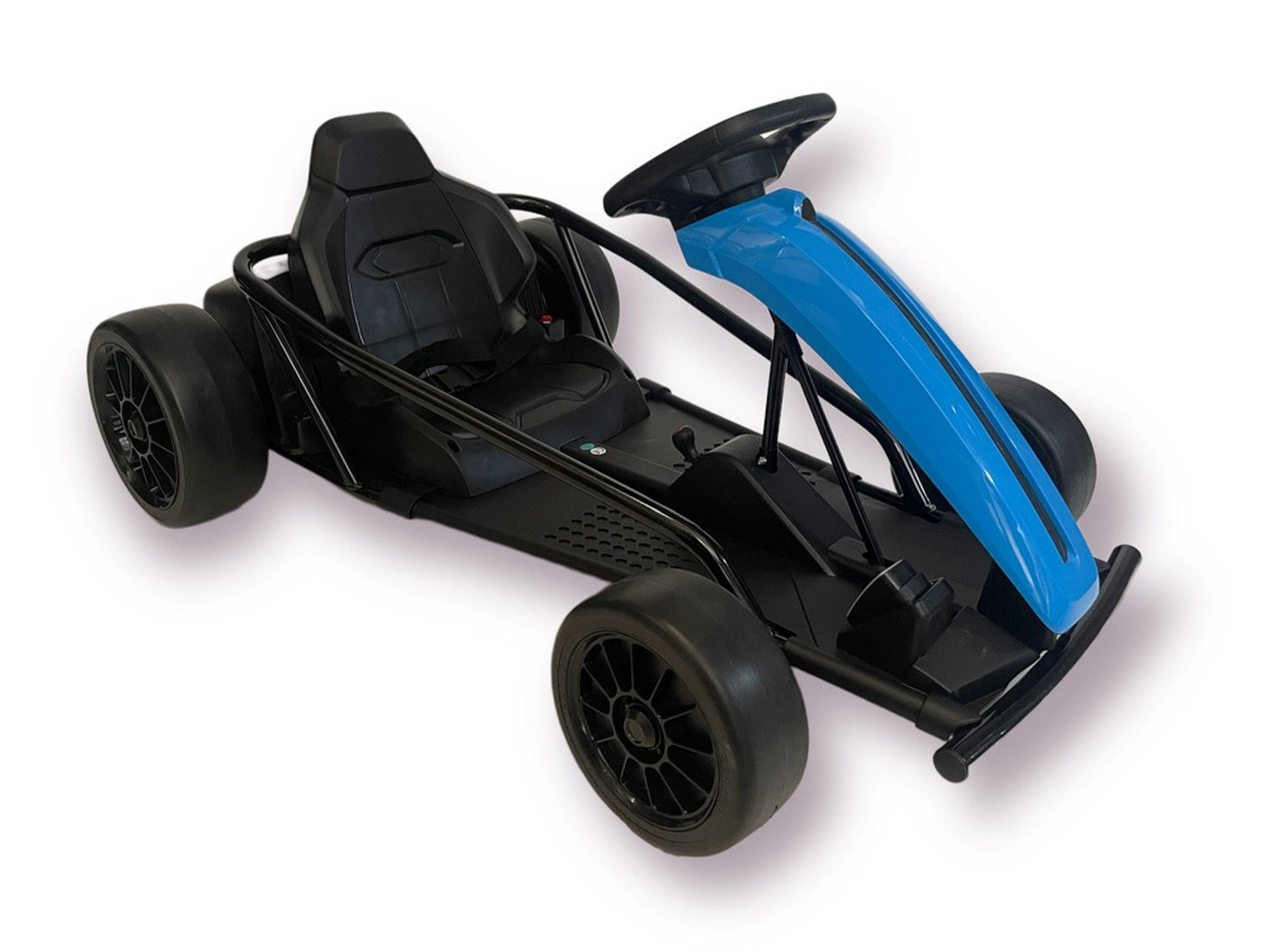 TPFLiving Elektro-Kinderquad Go-Kart - blau - Farbe: blau, Belastbarkeit 70 kg, Elektro Go-Kart - e Drift Kart - Kinder Elektrofahrzeug Go-Kart