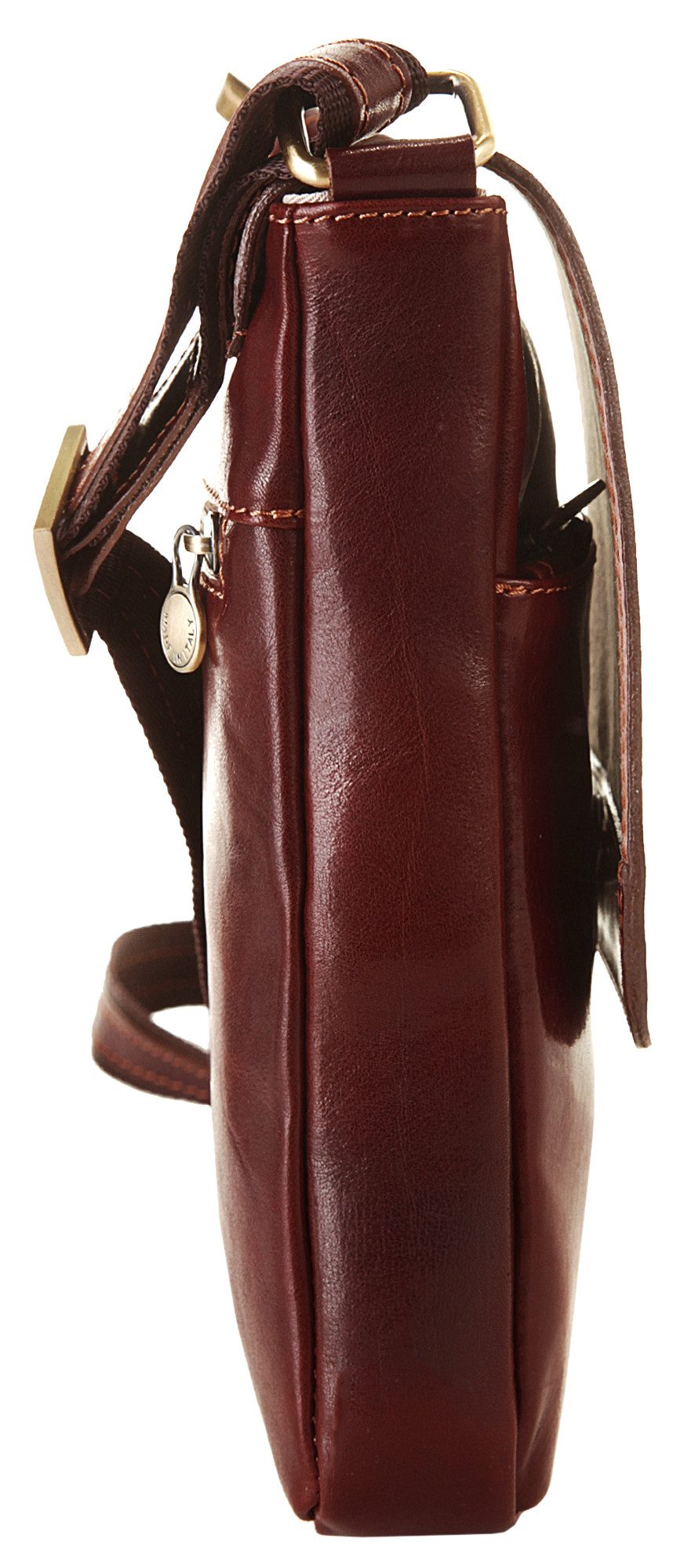 Piké Umhängetasche (1-tlg), echt Leder, Made in Italy