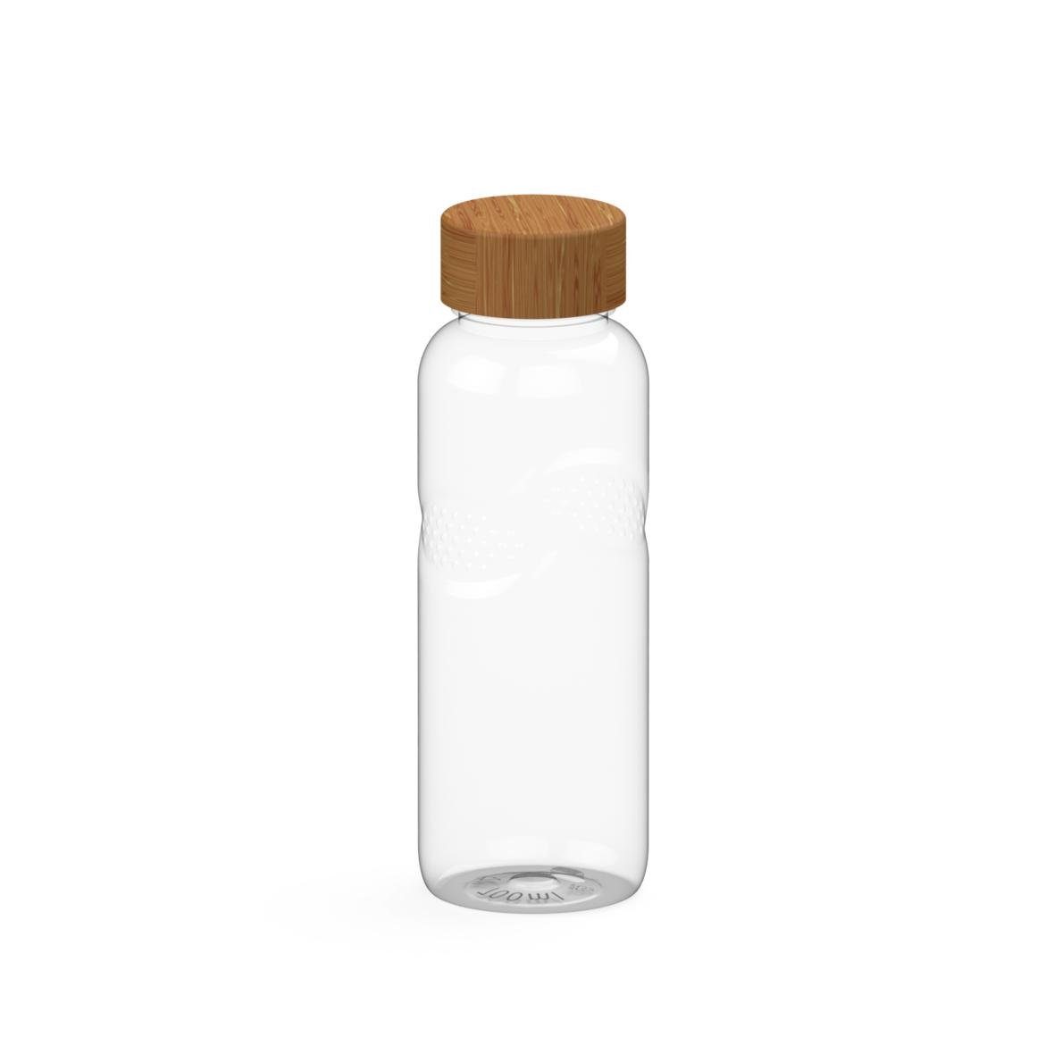 elasto Trinkflasche Wasserflasche Carve "Natural" 700 ml aus robustem Tritan, Made in Germany, Sportflasche, kohlensäurehaltige Getränke