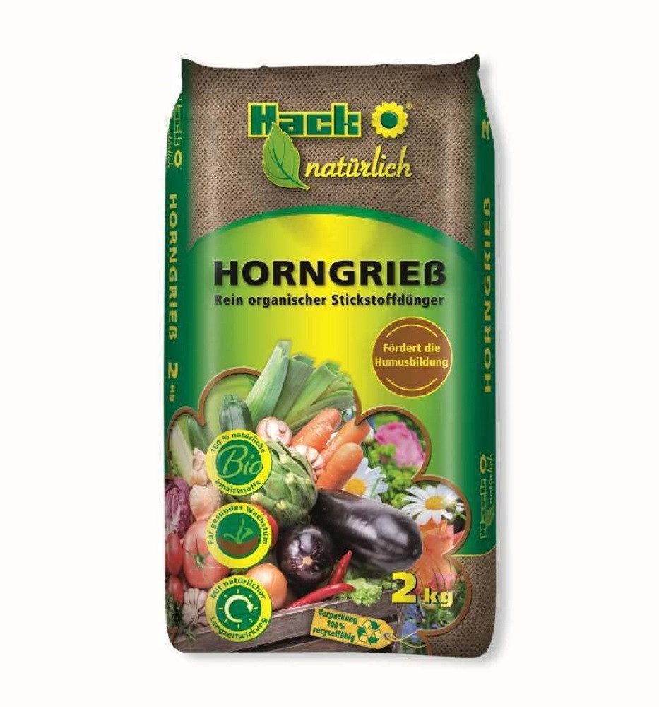 Hack Universaldünger Hack Universaldünger Horngrieß rein organischer Stickstoffdünger 2 kg