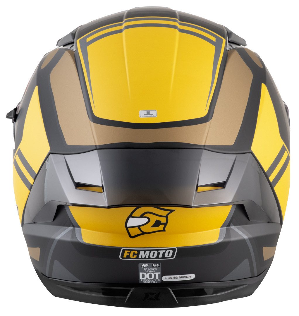 FC-Moto Motorradhelm FF130SV Cavion Helm, Vorbereitet Für Pinlockscheibe,herausnehmbares Innenfutter,integr – Bild 5 von 5