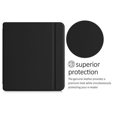 kalibri E-Reader-Hülle Hülle für Kobo Libra H2O, Leder eBook eReader Schutzhülle - Flip Cover Case
