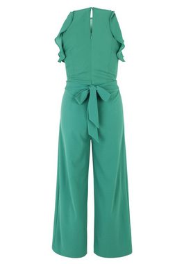 Vera Mont Jumpsuit mit Volant (1-tlg) Bindeband