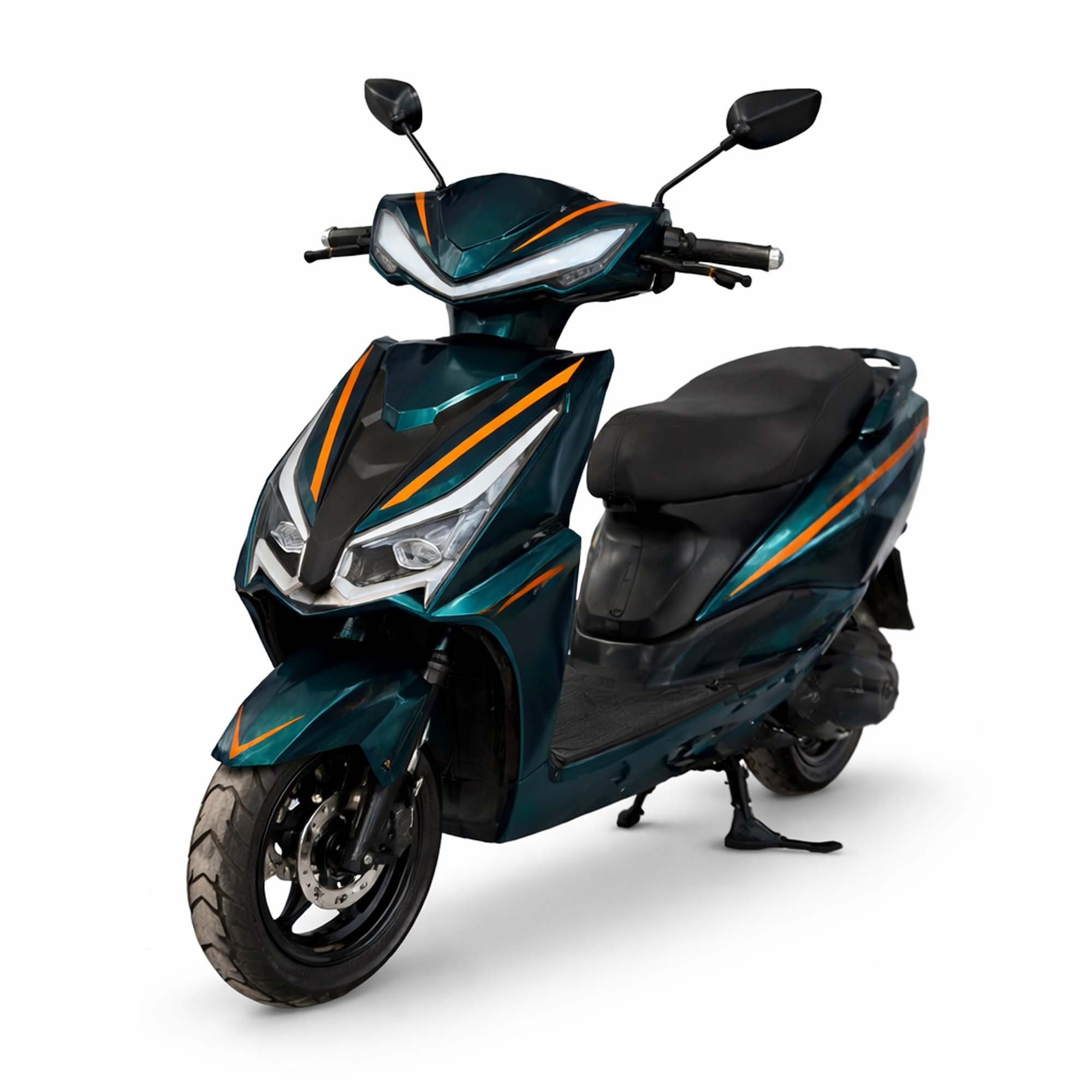 Urban Hopper E-Motorroller Urban Hopper Dragon Elektro-Roller E-Motorroller mit Straßenzulassung, 2000 W, 45 km/h, 2×20Ah Akkus herausnehmbar, bis 130 km Reichweite, COC