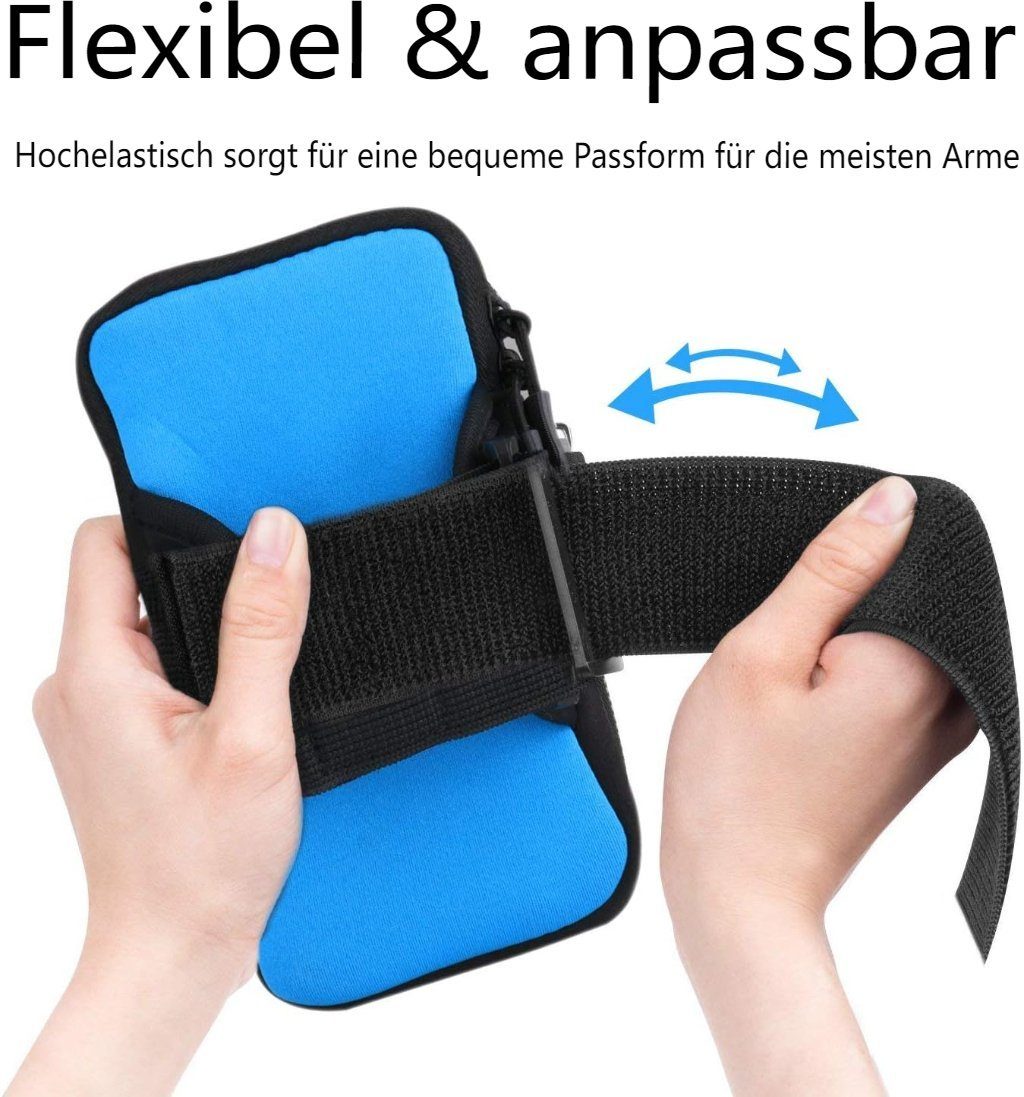 Rennen Reißverschluss Armtasche, Armband Sporttasche Sportarmband FELIXLEO Handytasche