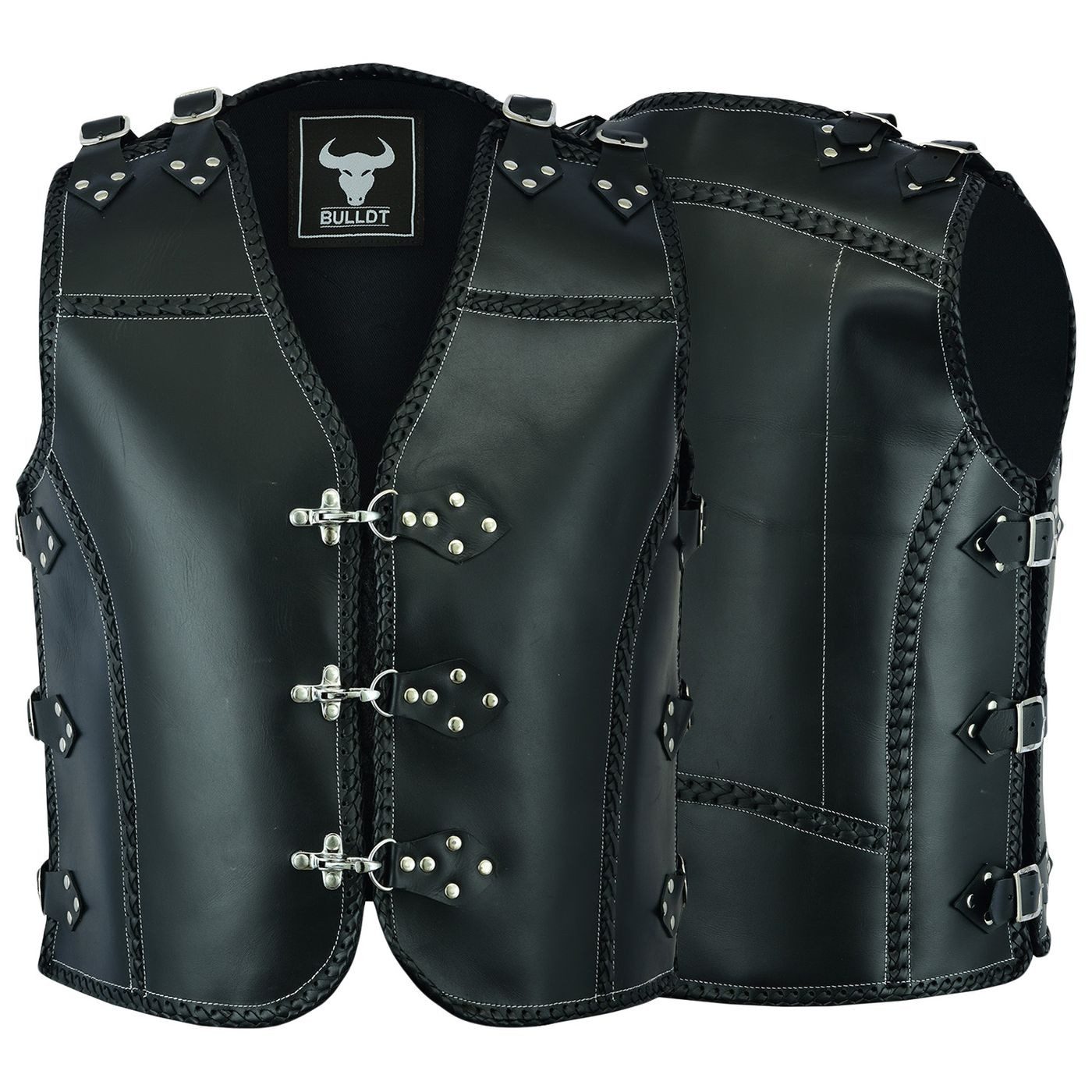 BULLDT Motorradweste GW695 Motorrad Lederweste Biker günstig online kaufen
