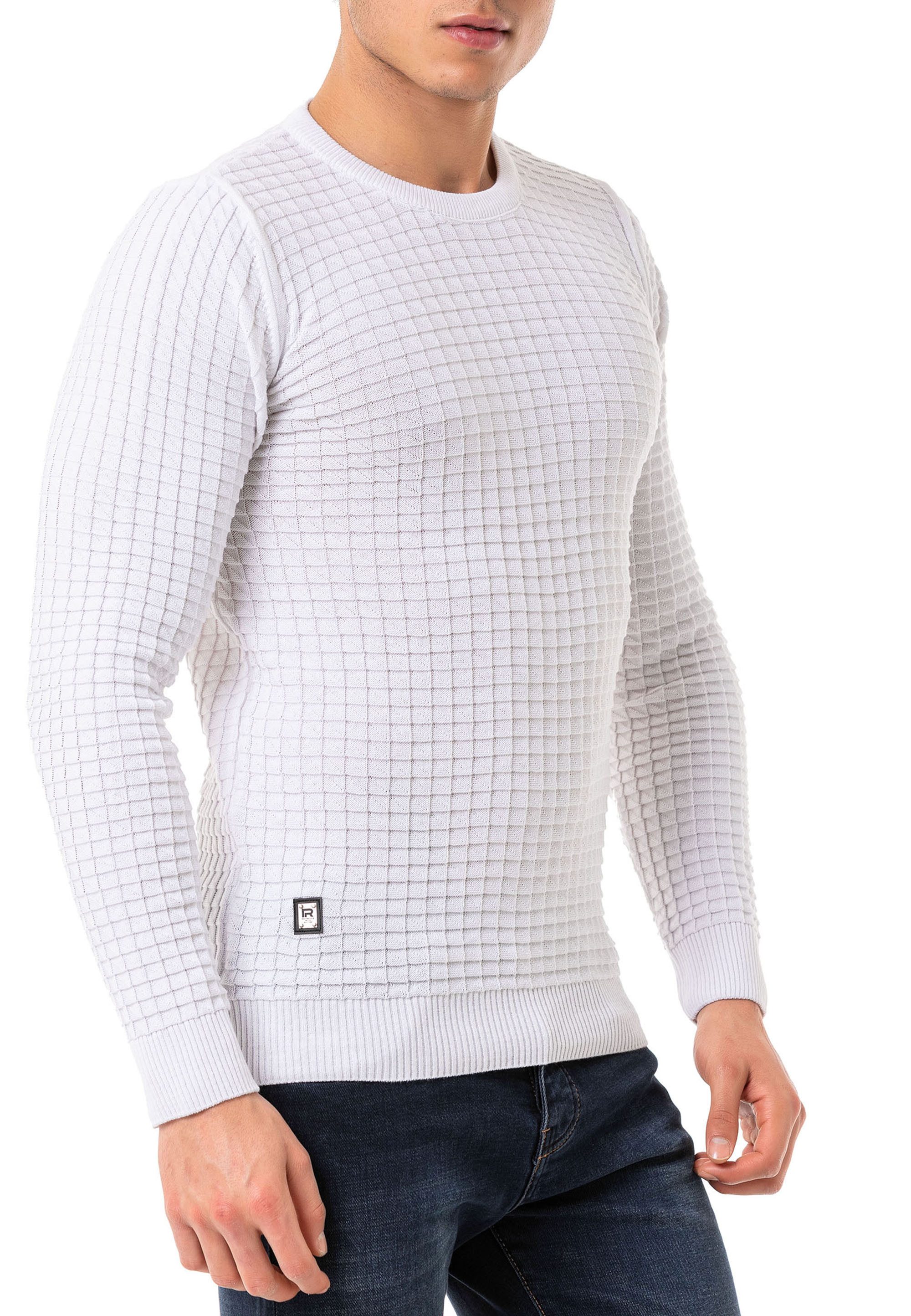 RedBridge Strickpullover mit Strukturmuster – Rundhals, günstig online kaufen