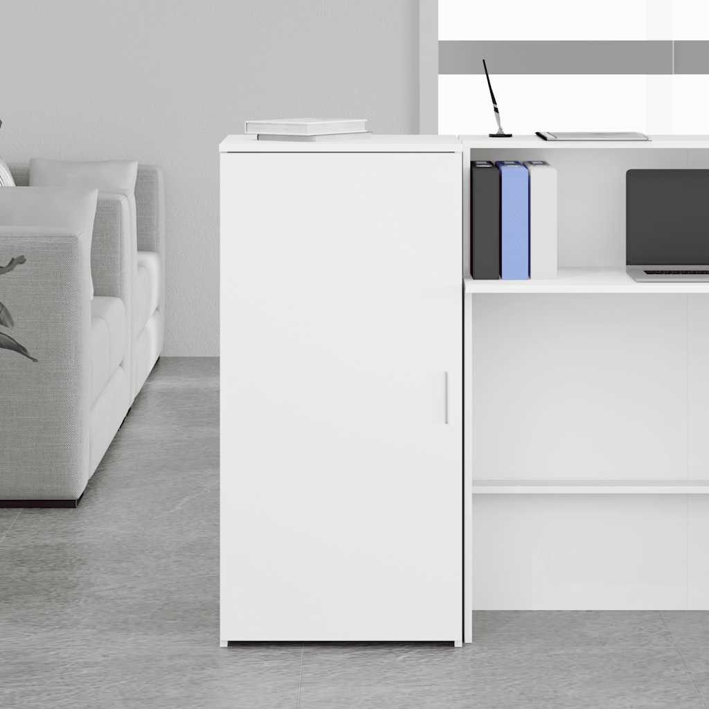 vidaXL Fächerschrank Lagerschrank Weiß 50x45x103,5 cm Holzwerkstoff (1-St) günstig online kaufen