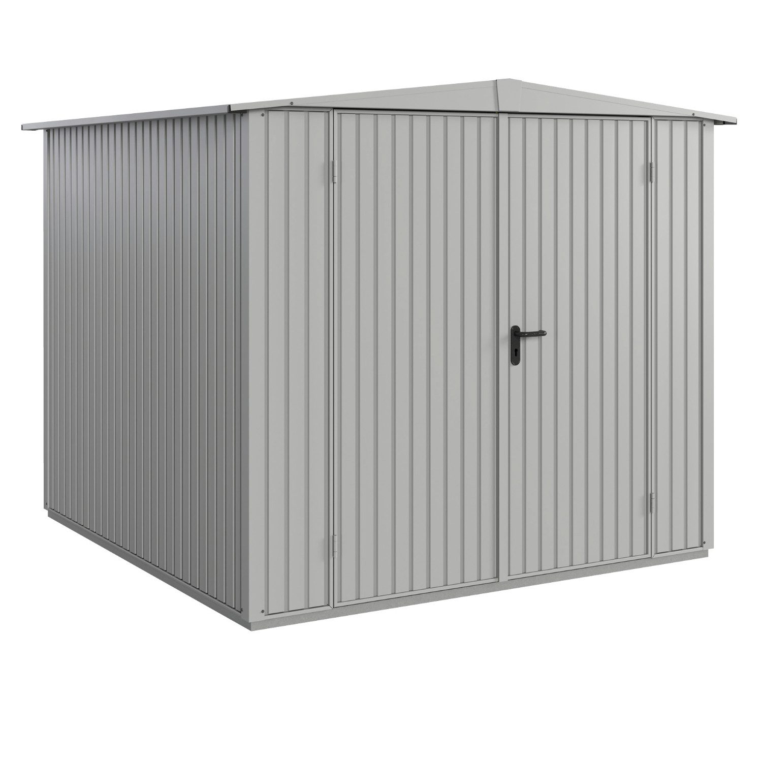 Hörmann Gerätehaus / Metall-Gerätehaus Berry Classic mit Satteldach Typ 2, (mit Bodenrahmen)