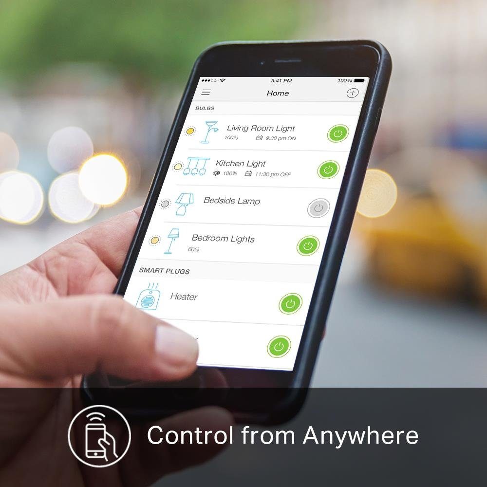 tp-link LED-Leuchtmittel KL110 E27 LED Glühbirne 10W dimmbar warmweiß WLAN Kasa APP steuerbar, Glühlampe Zeitsteuerung Sprachsteuerung Alexa Google Home IFTTT komp.