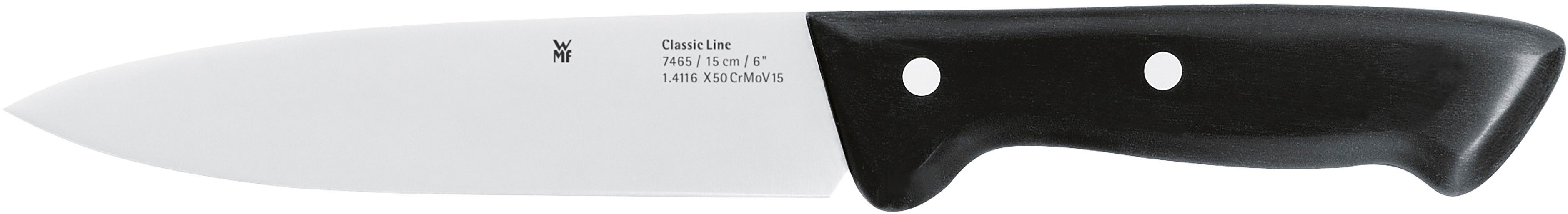 WMF Поварские ножи Classic Line, langlebiger Spezialklingenstahl, genieteter Griff
