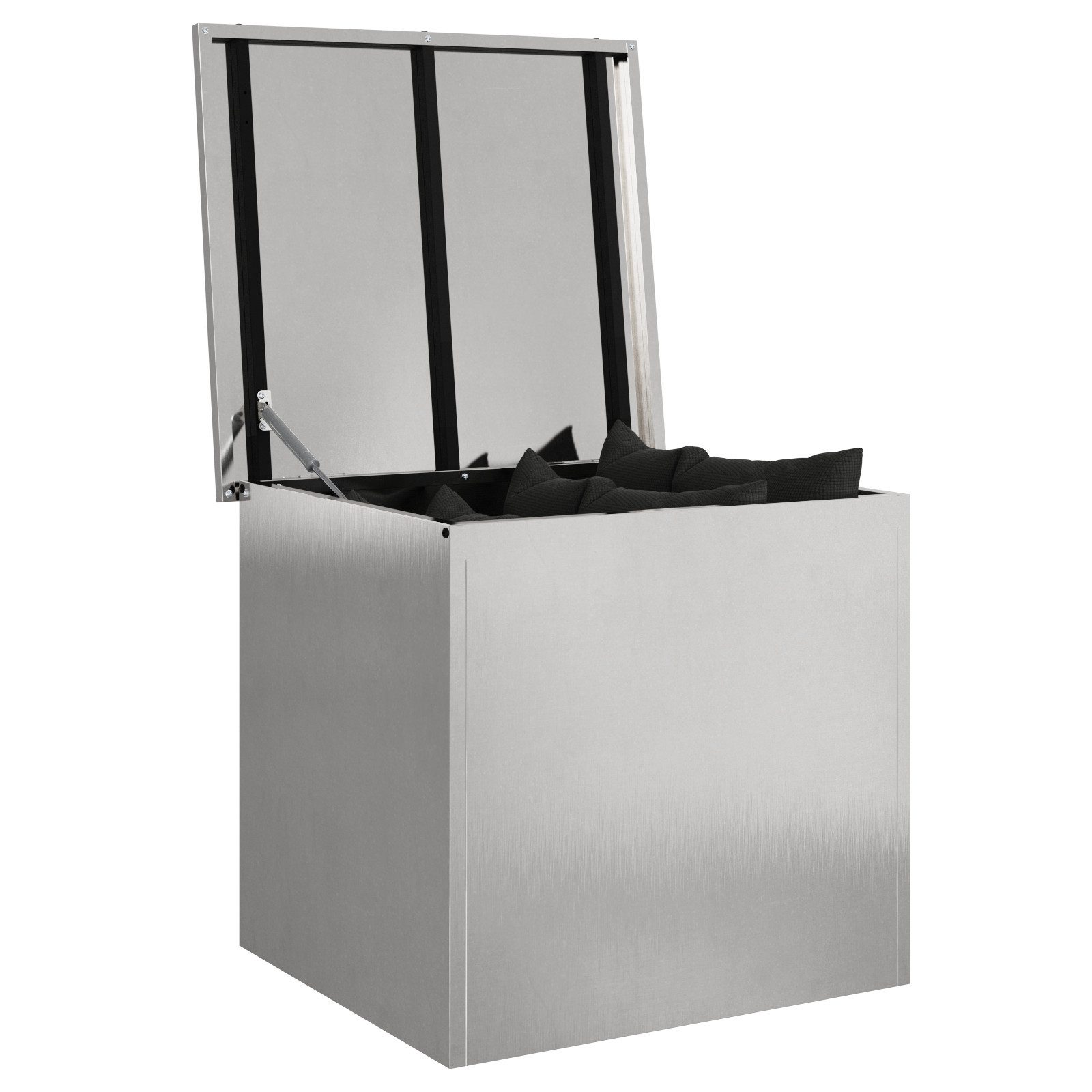 vidaXL Aufbewahrungsbox Gartenbox - Silber - günstig online kaufen