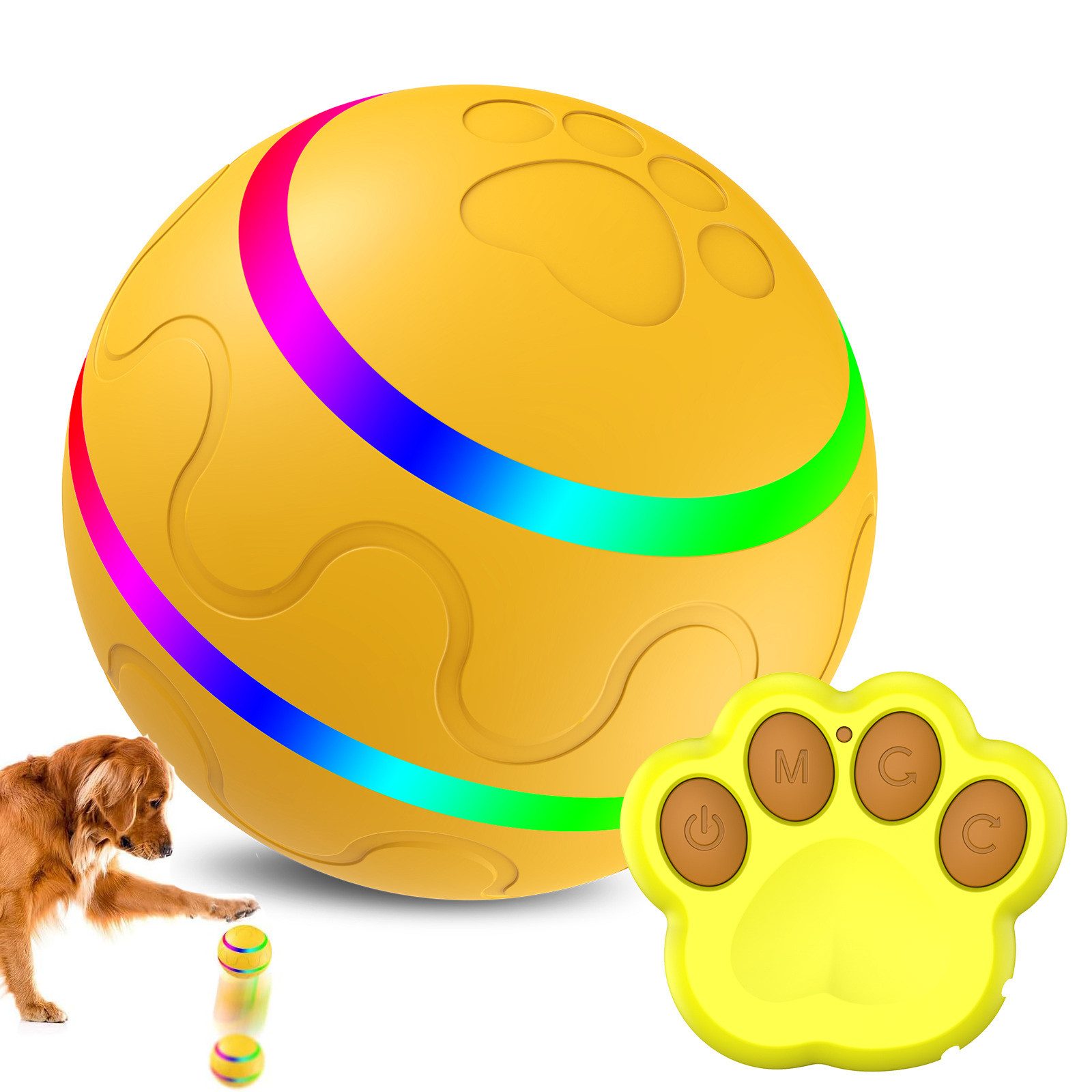 Tier-Beschäftigungsspielzeug Hunde Intelligenter Interaktiver Ball
