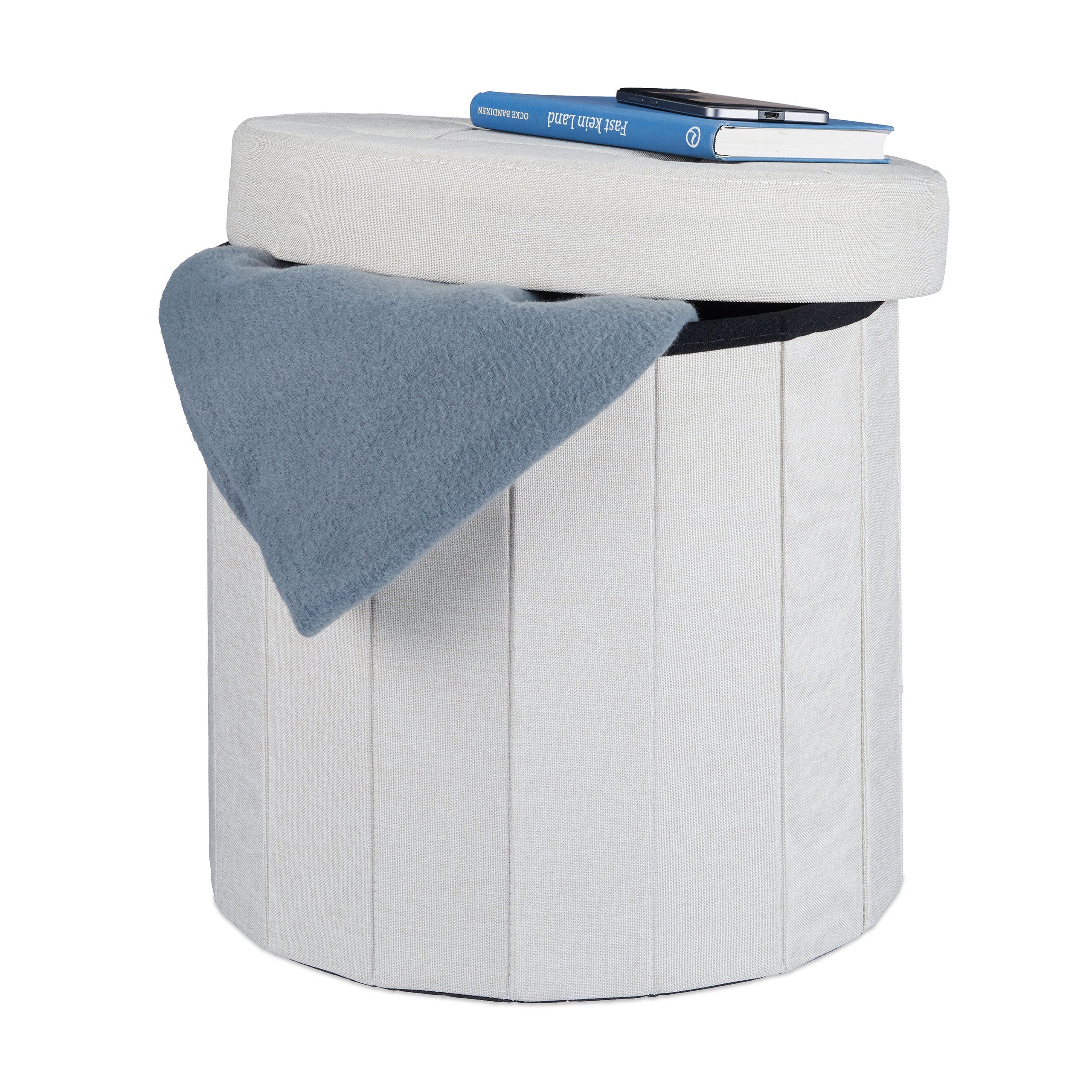 relaxdays Sitzhocker mit Stauraum Größe M günstig online kaufen