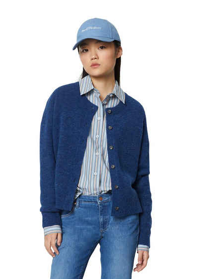 Marc O'Polo DENIM Cardigan aus softem Schurwolle-Alpakawolle-Mix