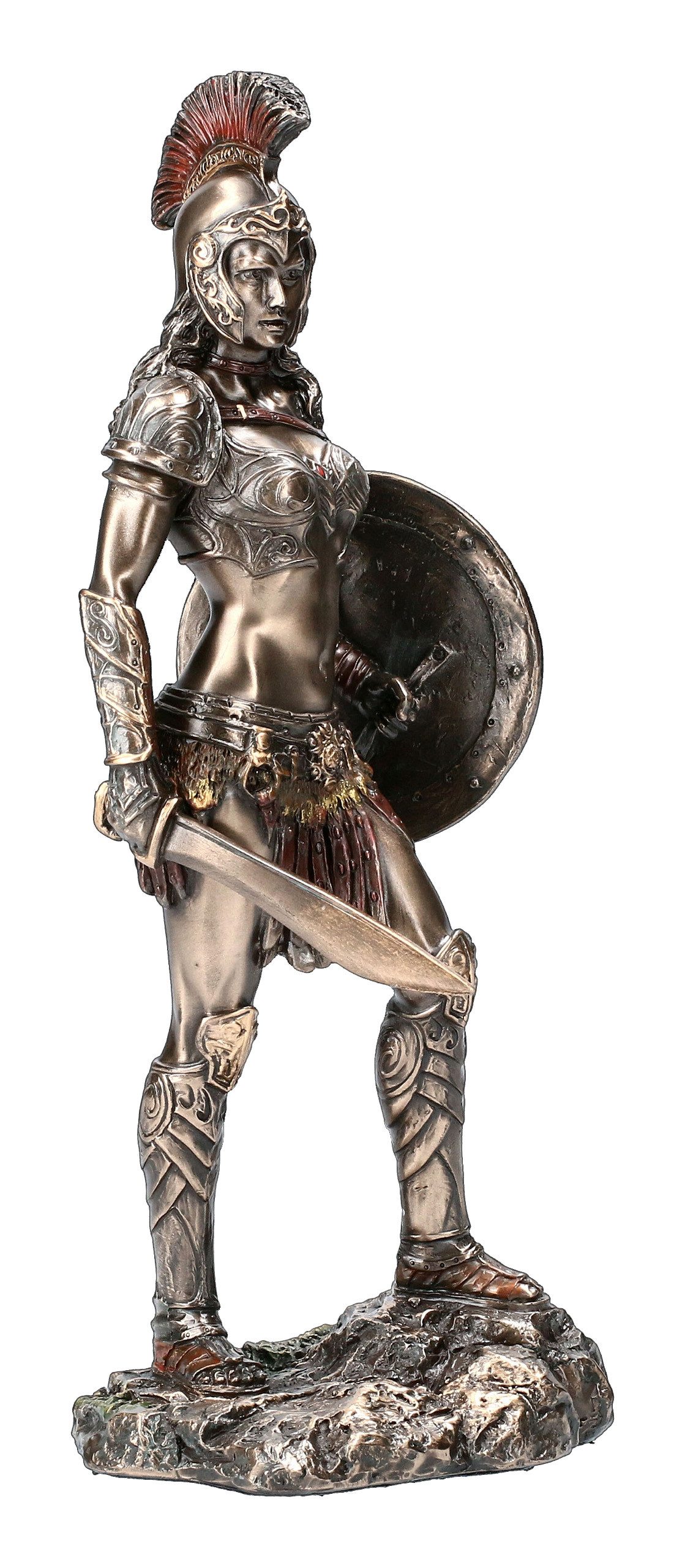 Figuren Shop GmbH Fantasy-Figur Kriegerin Figur - Amazone mit Schwert & Schild - Veronese Dekofigur
