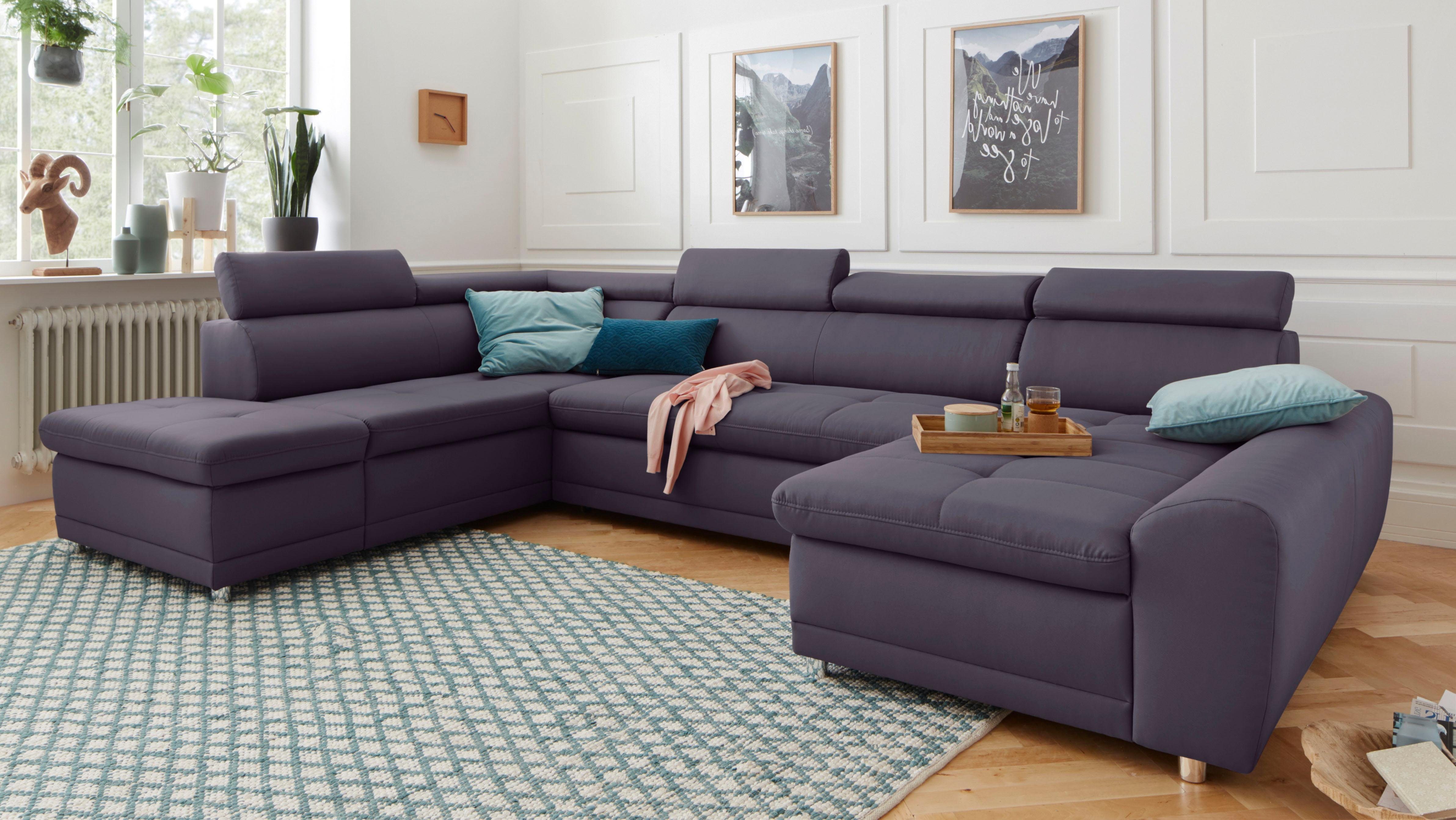 sit&more Wohnlandschaft Riva U-Form, wahlweise mit günstig online kaufen