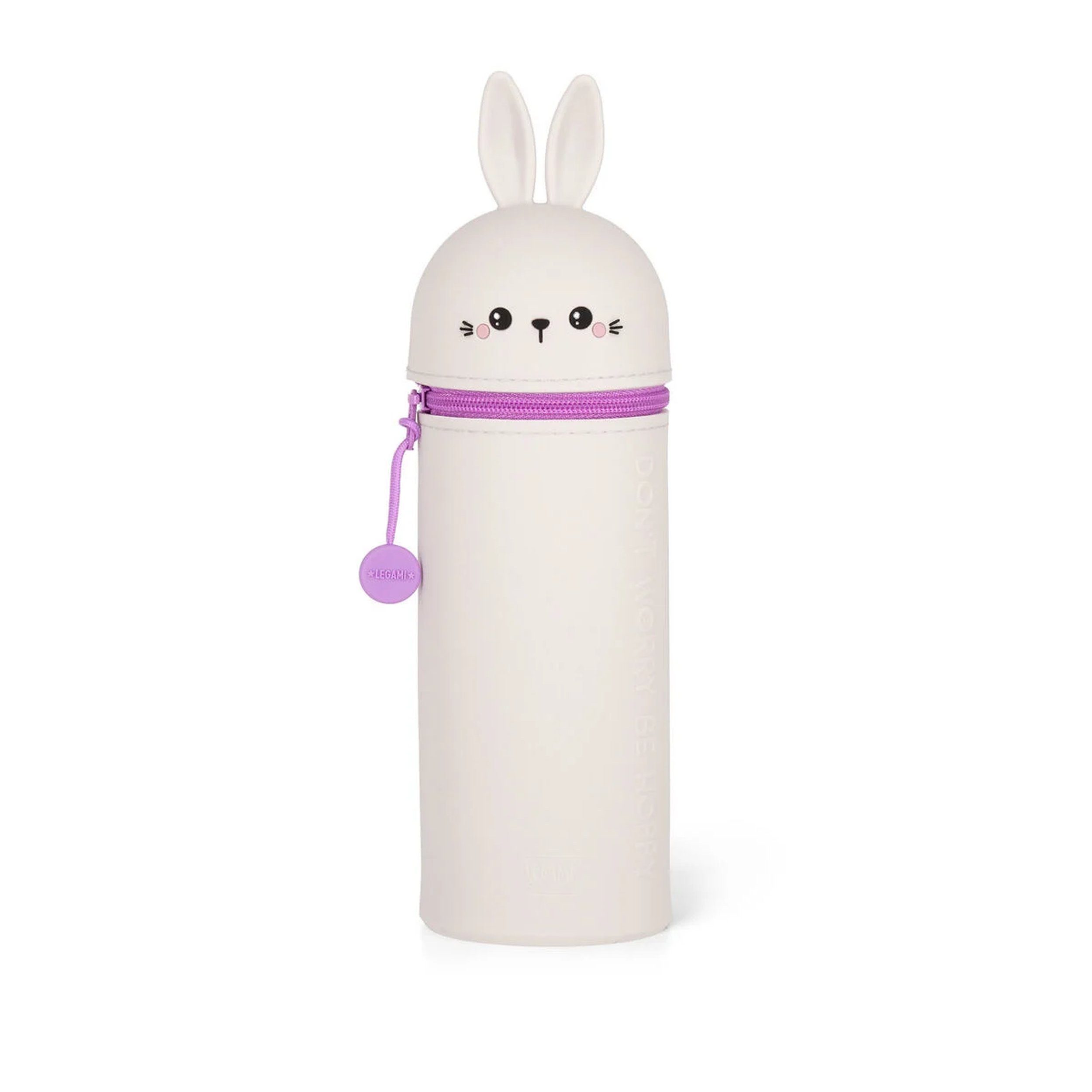 Legami Federmäppchen Legami 2-in-1 Federmäppchen Bunny aus Silikon, Stifthalter