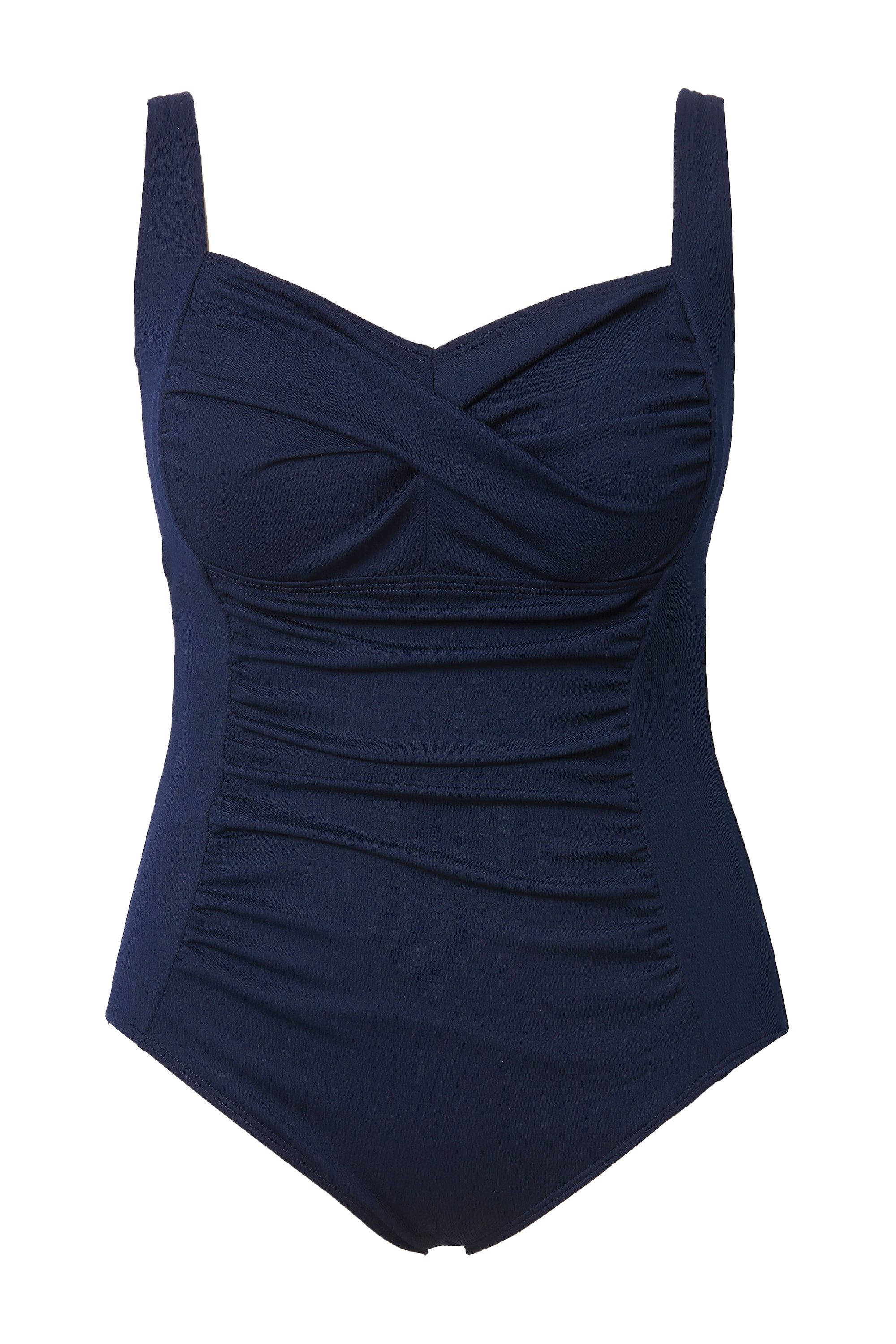 Ulla Popken Badeanzug Badeanzug Drapierung feine günstig online kaufen