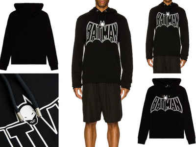 LANVIN Hoodie LANVIN x DC Comics Batman Oversized Hoodie Sweater Kapuzen Sweatshirt