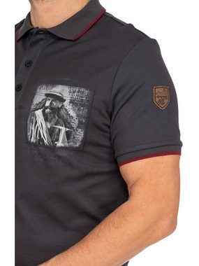 Almgwand Trachtenshirt T-Shirt PUTZENTALALM grau