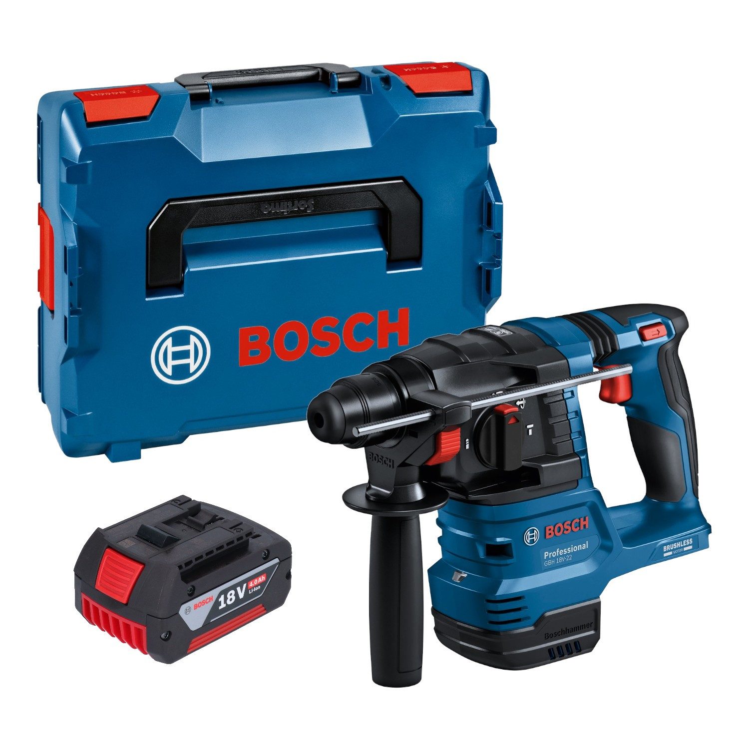 Bosch Professional Akku-Bohrhammer GBH 18V-22 Professional 18 V 1,9 J SDS Plus Brushless