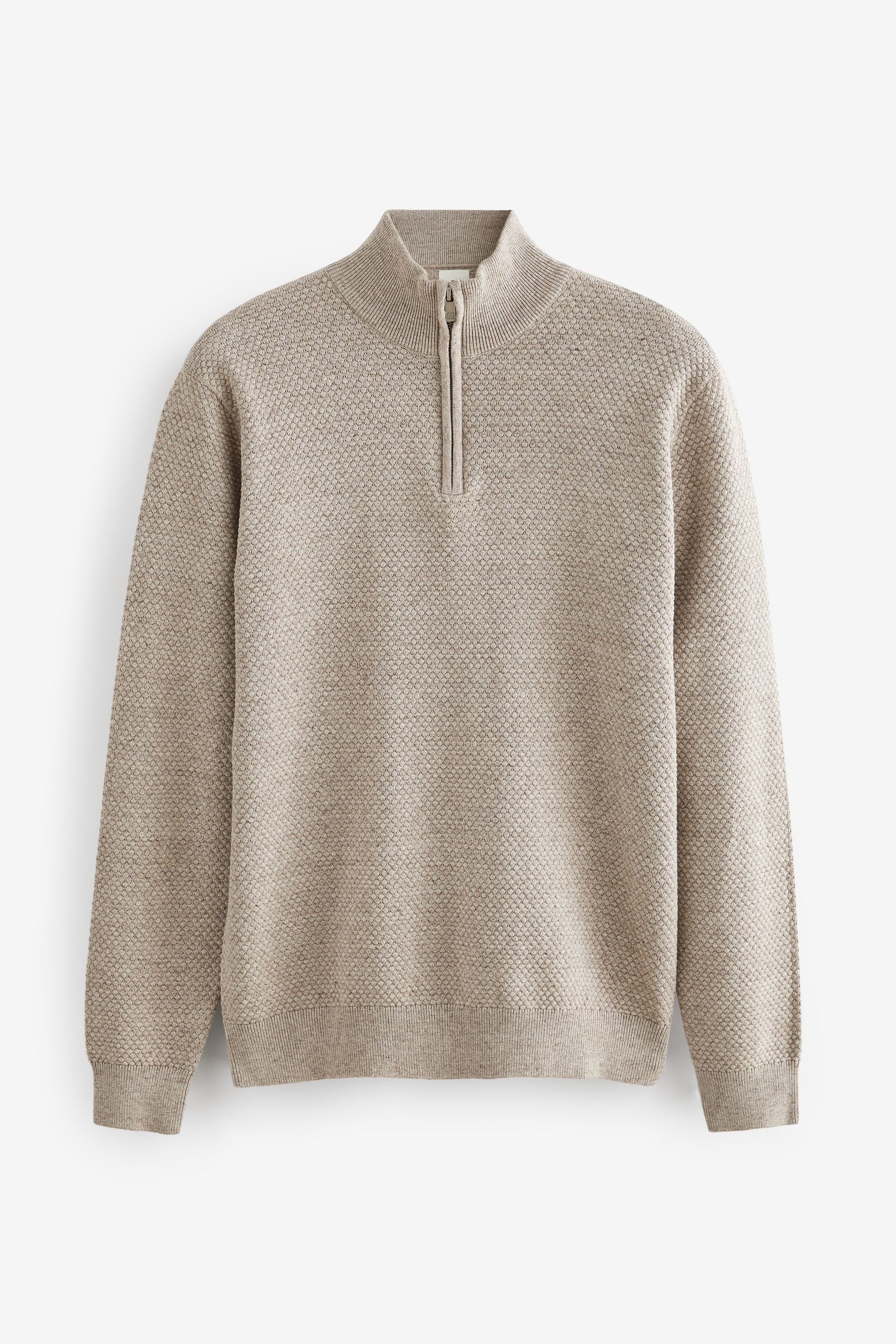 Next Troyer Strukturierter Regular Fit Troyer günstig online kaufen