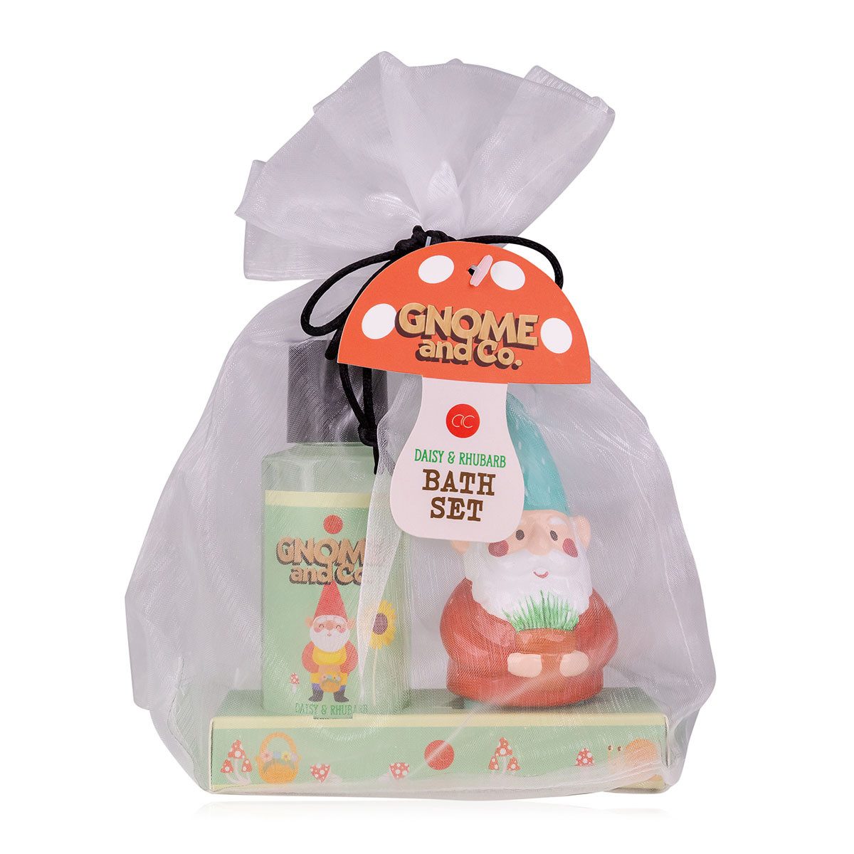 ACCENTRA Duschgel Geschenkset GNOME & CO. mit Gartenzwerg inkl. 100ml Duschgel, 3-tlg.