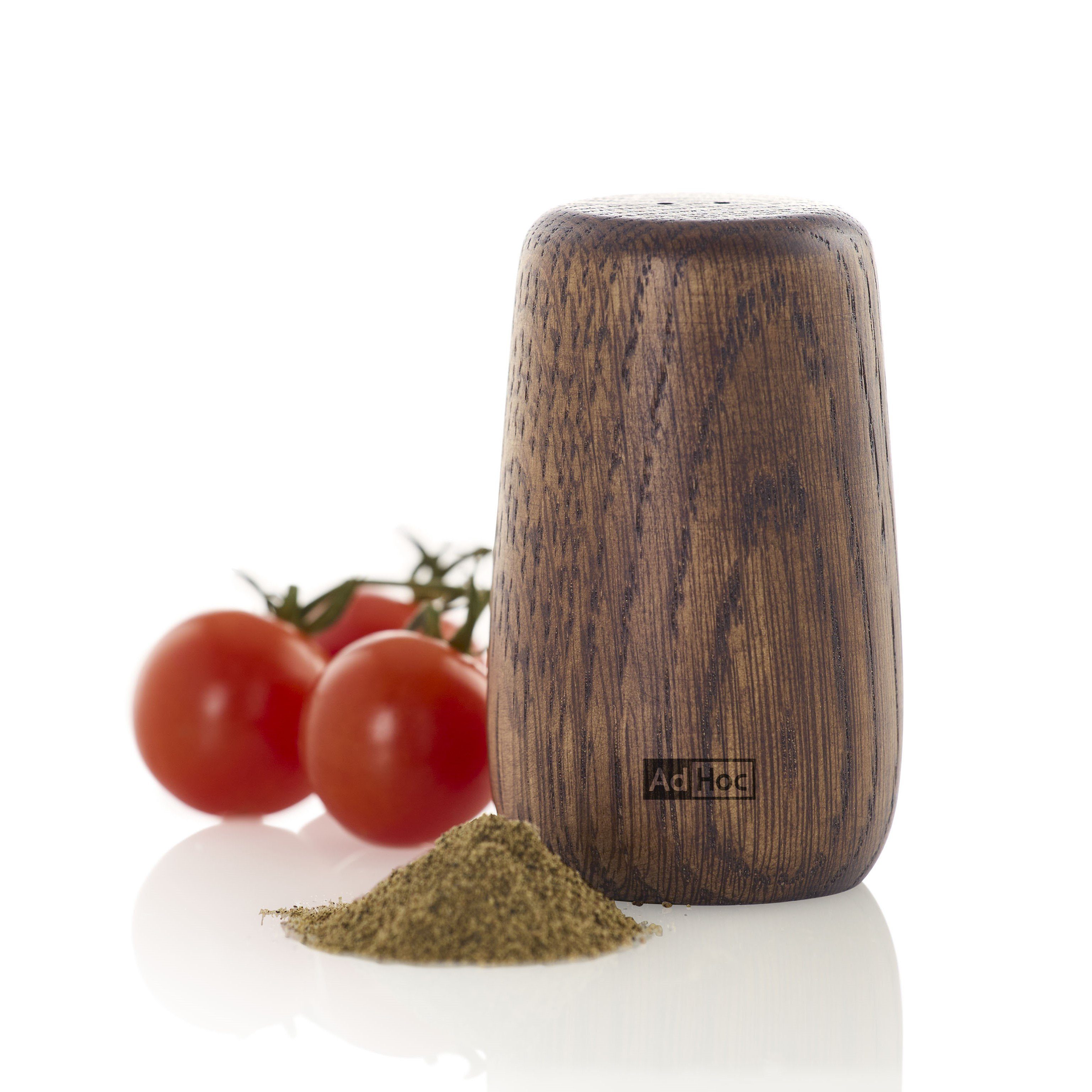 AdHoc Salz- / Pfefferstreuer Gewürzstreuer Yoko, (1-tlg), hochwertiges Eichenholz, Würzen mit Stil!