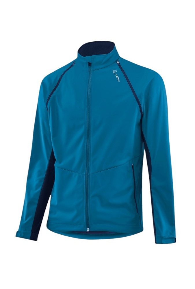 Löffler Softshelljacke Zip Off WS Light (winddicht, wasserabweisend) blau Herren