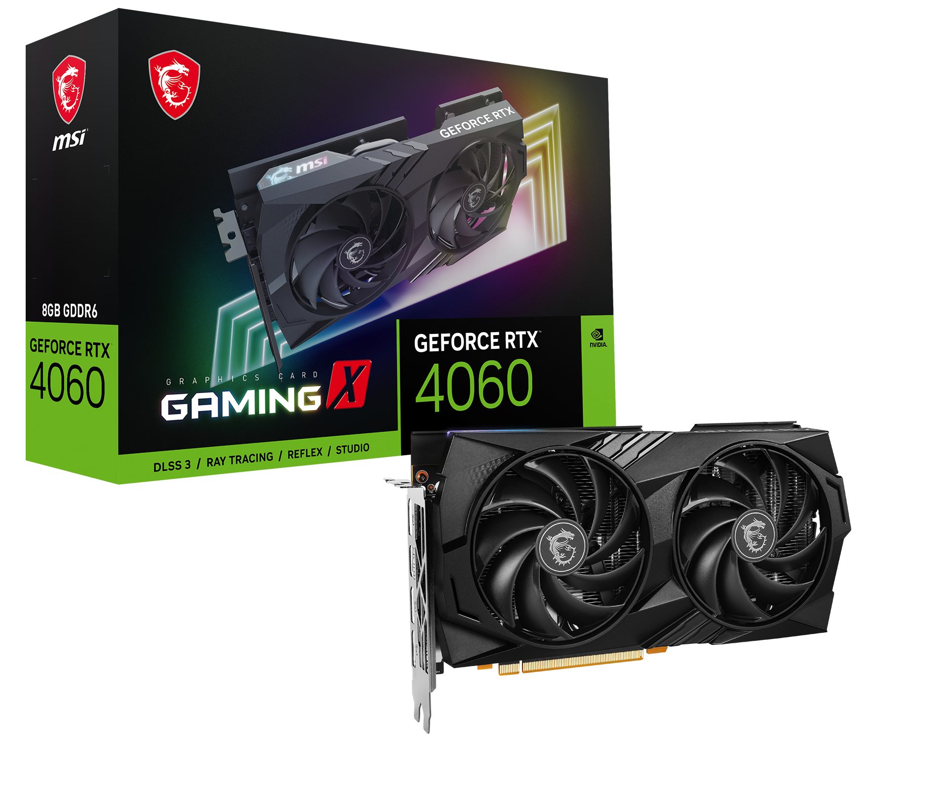 MSI RTX 4060 GAMING X 8G Grafikkarte (8 GB, GDDR6)