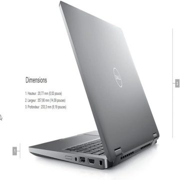Dell Notebook (Intel 1235U, 256 GB SSD, 8GBRAM,Schneller Prozessor für effizientes Arbeiten,viel Speicherplatz)