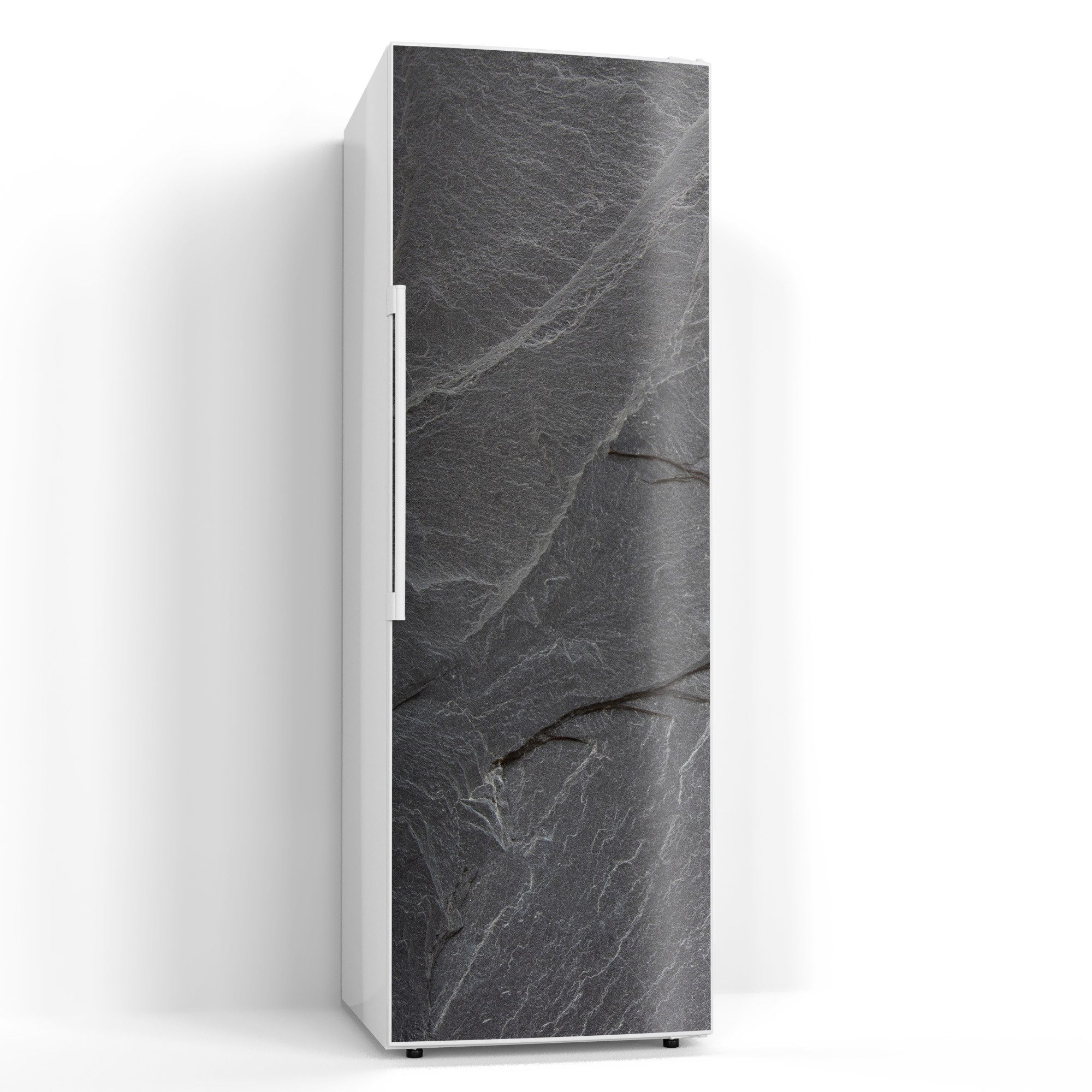 DEQORI Magnetfolie 'Schiefersteinoptik', Kühlschrank Magnetmatte magnetisch Magnetfolie Folie Schutz
