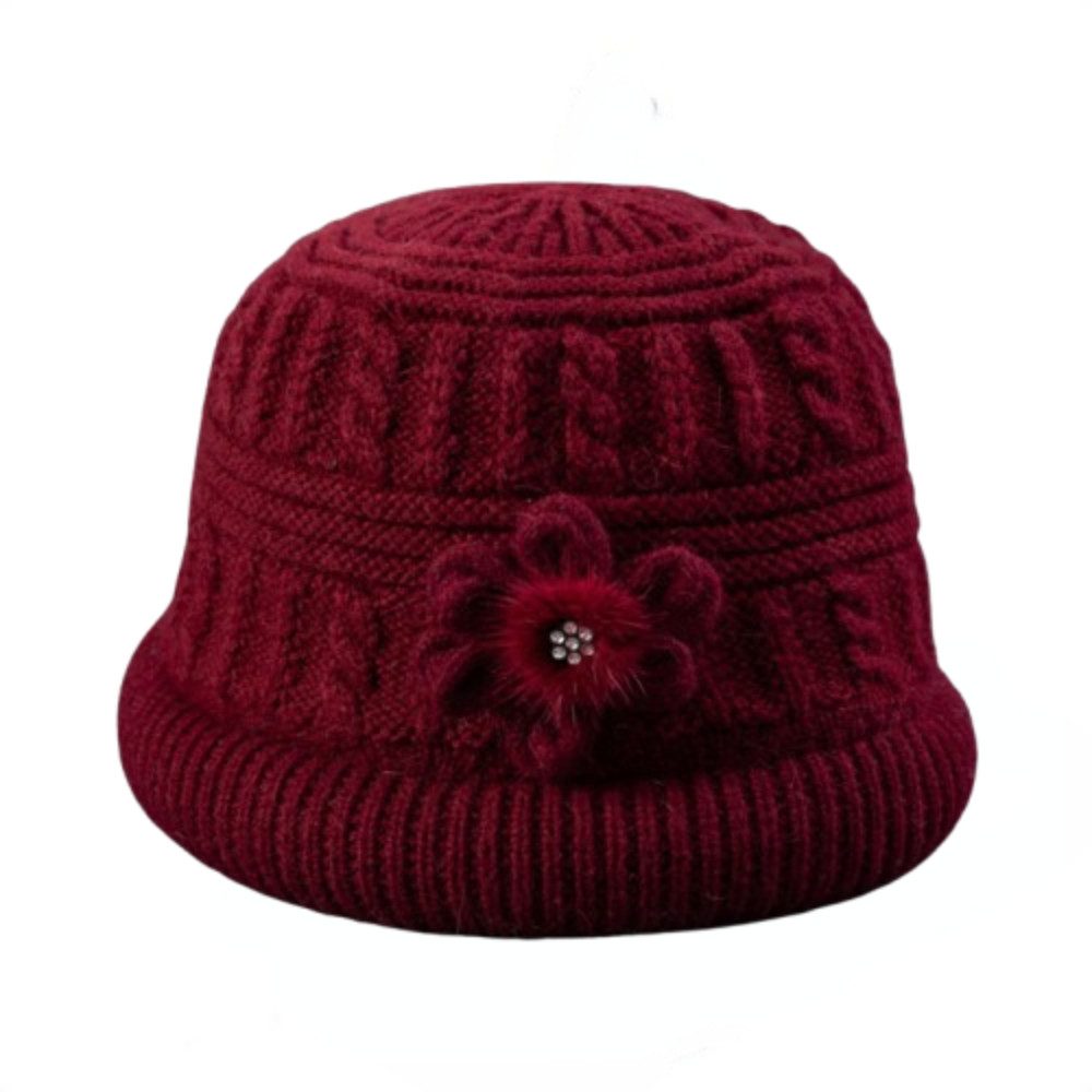 Blusmart Strickmütze Warme Damen-Strickmütze (Plüschig/verdickt für Wärme, günstig online kaufen