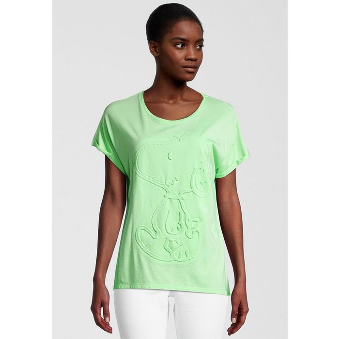 Frogbox T-Shirt Snoopy Embossed mit modernem Design