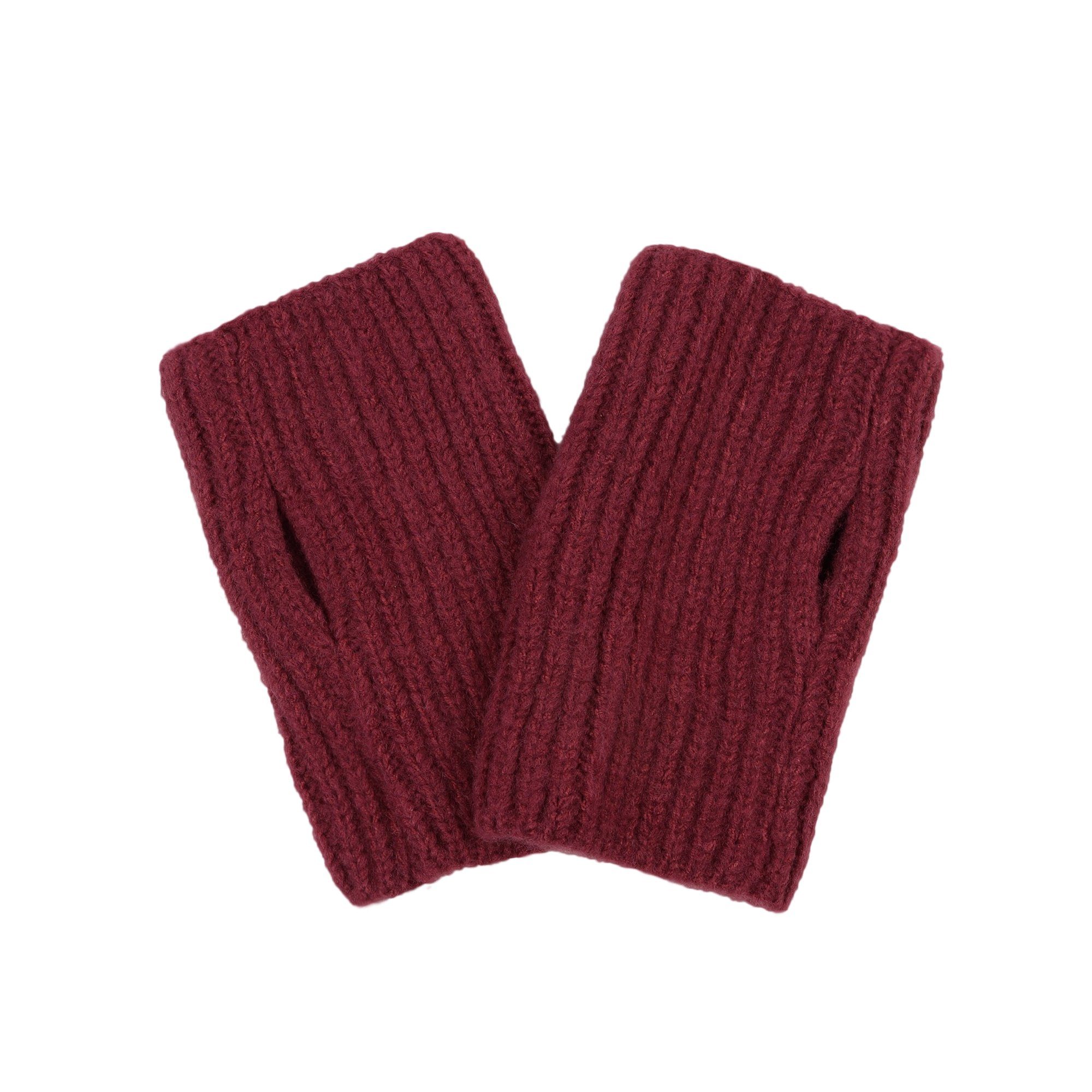 ZEBRO Strickhandschuhe Hand Stulpe