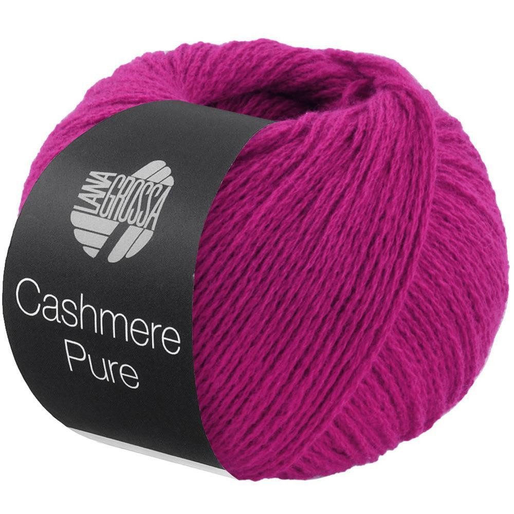 LANA GROSSA Cashmere Pure 0020 weinrot Häkelwolle, 115 m